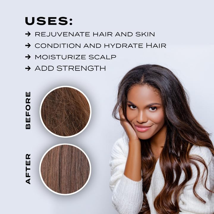 4oz Organic Cold Pressed Jamaican Black Castor Oil for Hair Growth and Damaged, Dry Scalp - Unscented, Hexane-Free IQNATURAL
