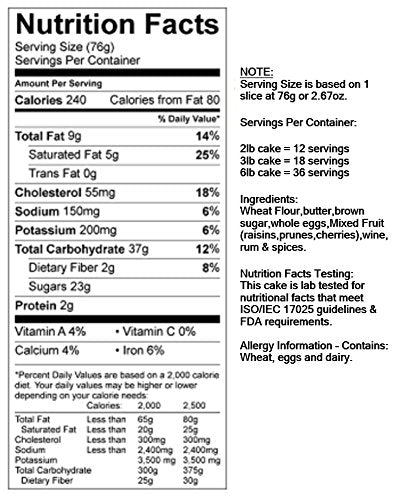 Rose's Original Jamaican Rum Cake by R.M. Gourmet Co. (2lb) R.M. Gourmet Co.