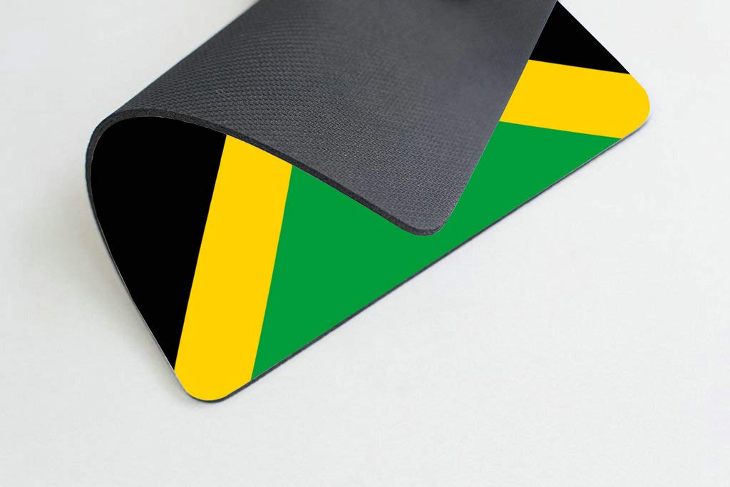 Jamaica Flag Mouse pad Personality Gaming MousePad Desings 9.5 X 7.9 Inch (240mmX200mmX3mm) pingpi