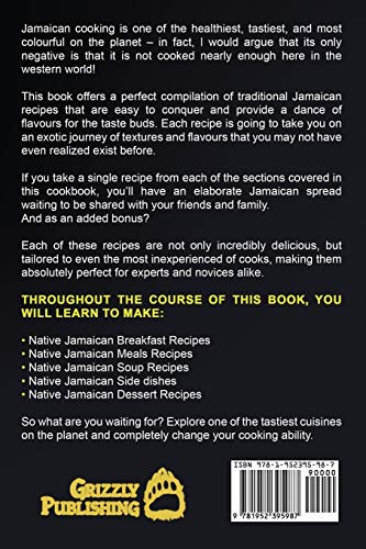 Jamaican Cookbook: Traditional Jamaican Recipes Made Easy Grizzly Publishing Co