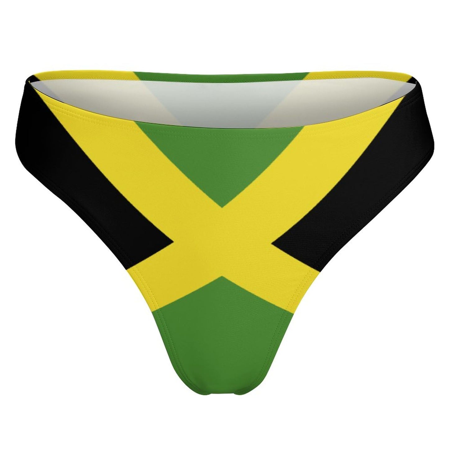 Jamaican Flag Soft Thongs for Women Sexy Underwear Bikini Panties for Ladies M Generic