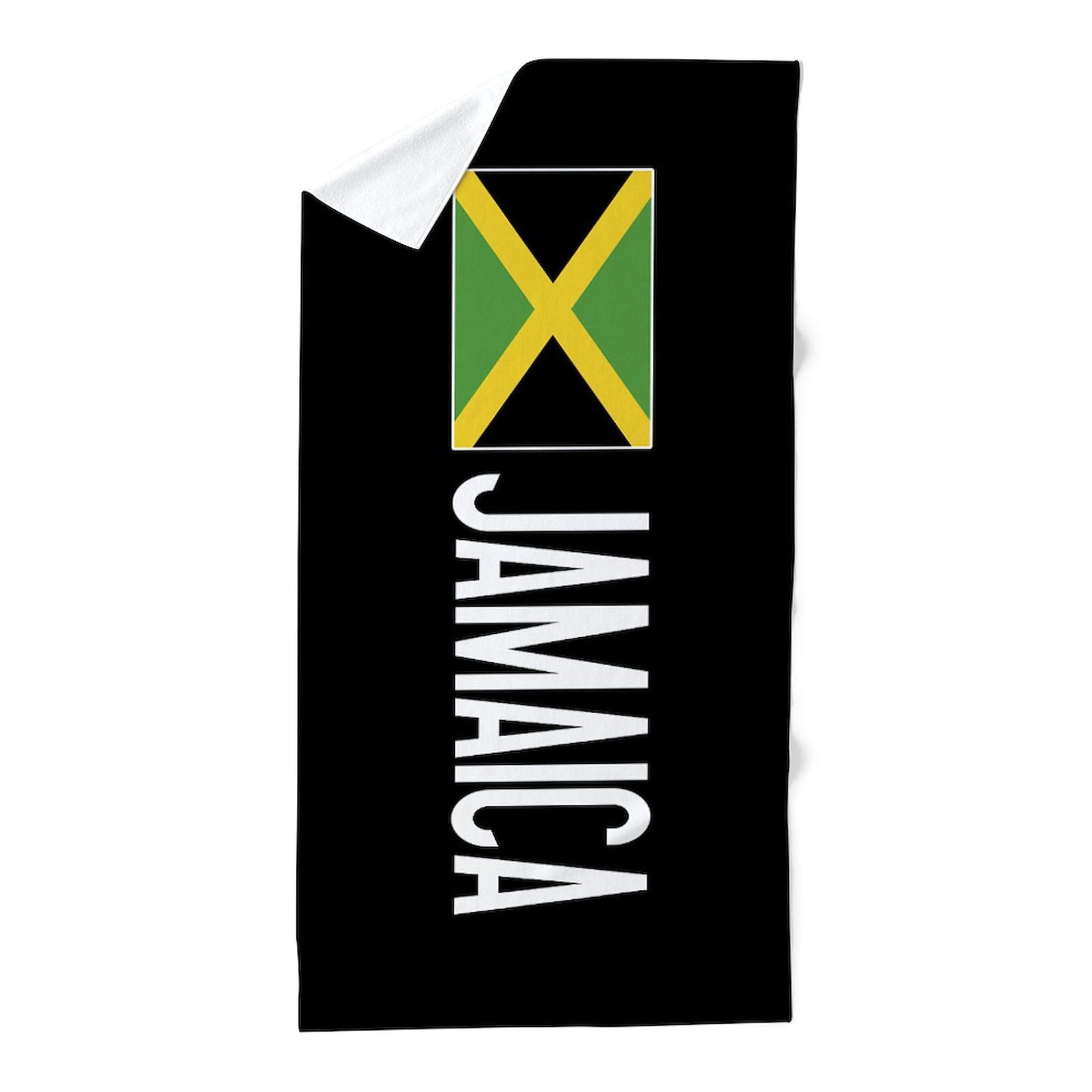 CafePress Jamaica: Jamaican Flag & Jamaica Large Beach Towel, Soft Towel with Unique Design CafePress