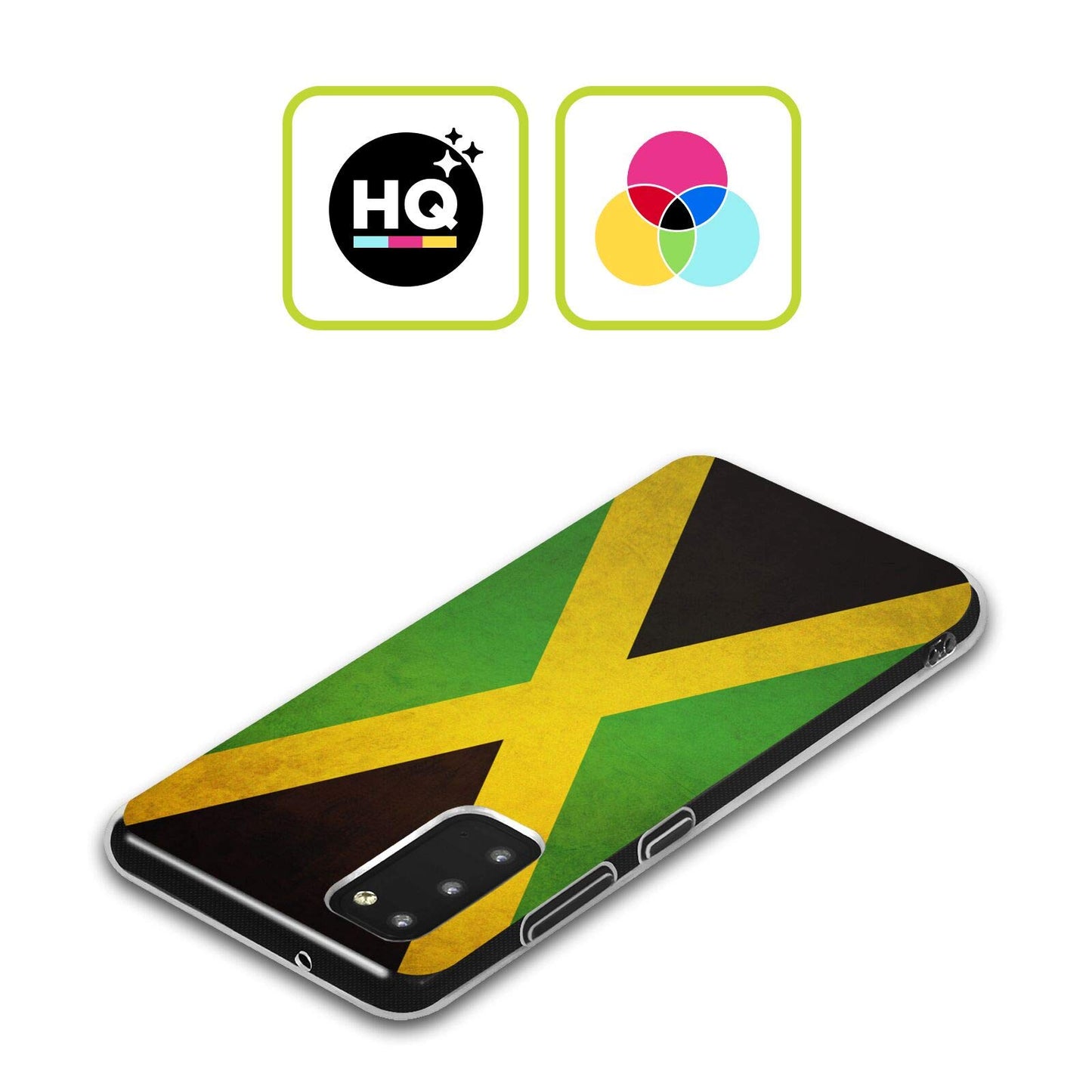 Head Case Designs Jamaica Jamaican Vintage Flags Soft Gel Case Compatible with Samsung Galaxy S23 Ultra 5G Head Case Designs