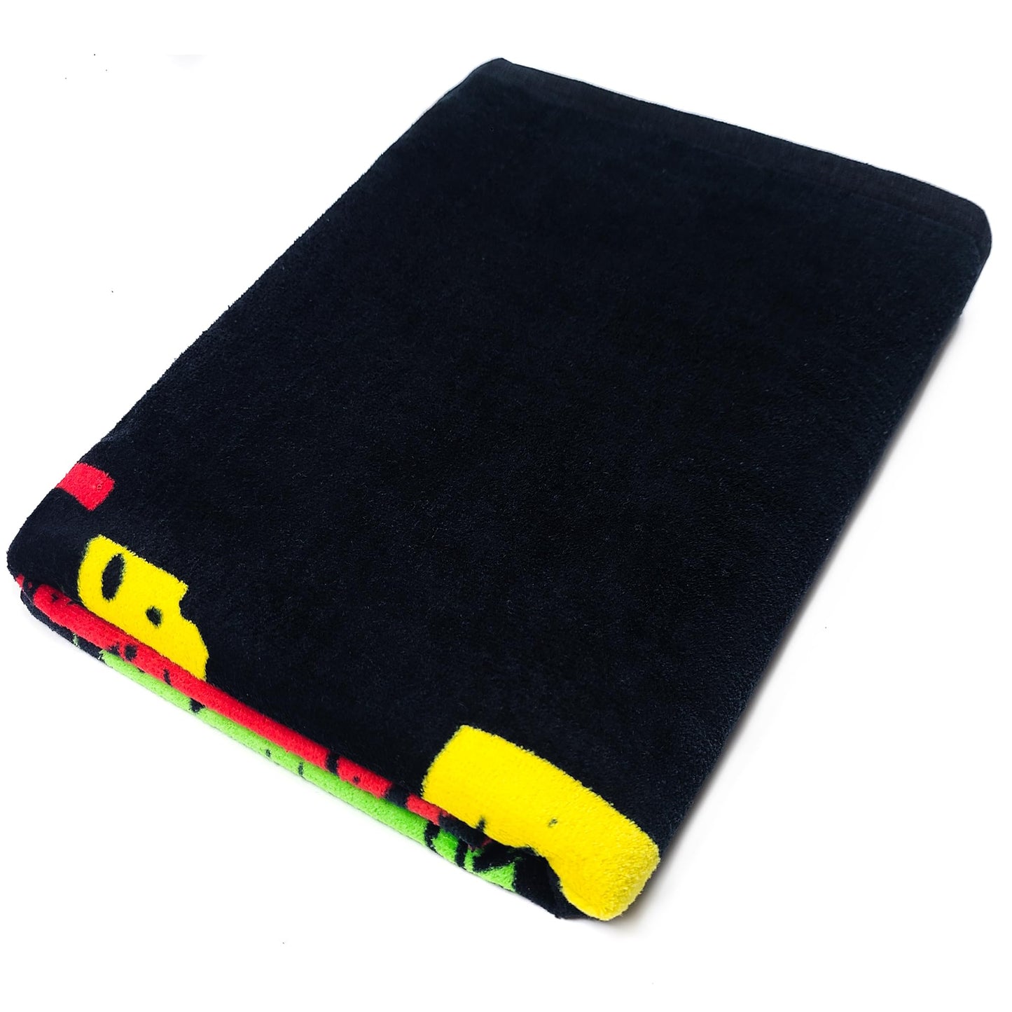Beachland One Love Beach towel 30 x 60 inch 100% Cotton Jammin' Rastafari and Dreadlocks (One Love, 1 Towel) Beachland