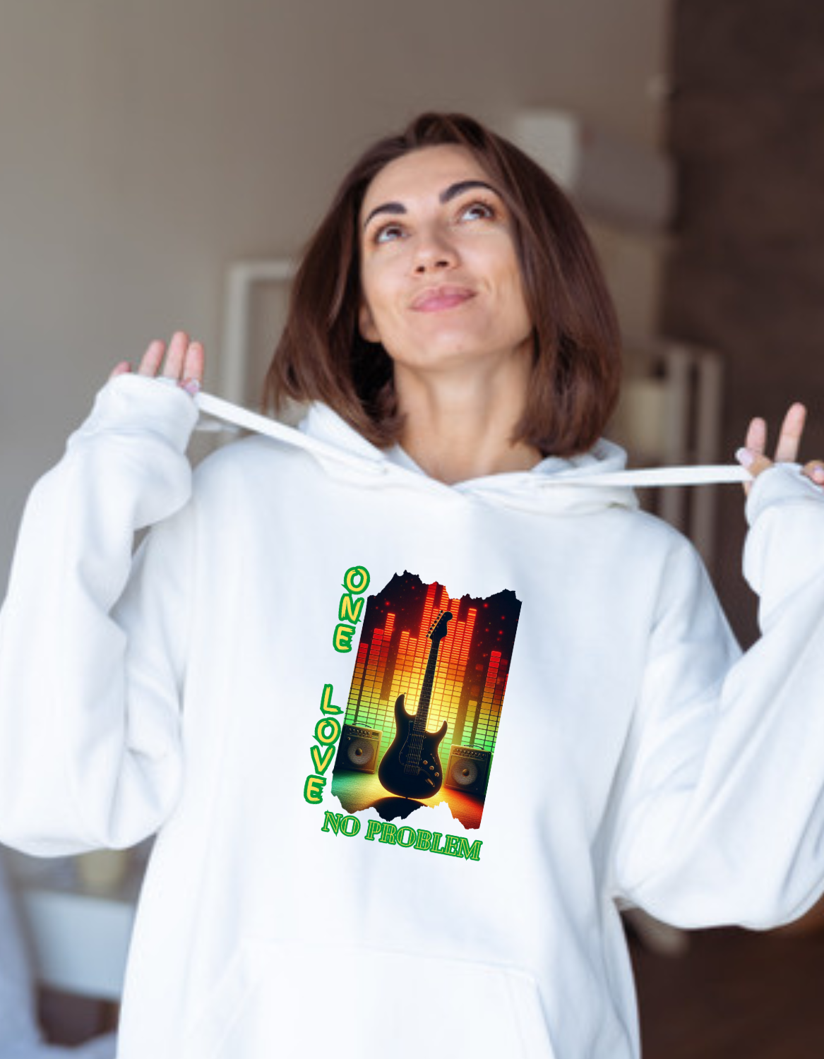 Jamaican Hoodie Sweater - One Love No Problem