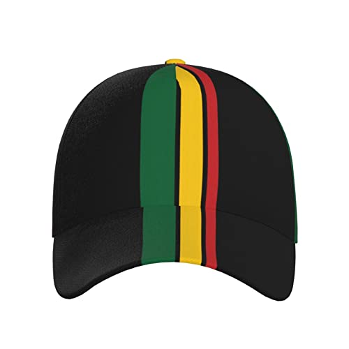 Cute Jamaican Kingdom Flag Baseball Hat Fashion Sun Cap Retro Adjustable Snapback Baseball Hat for Women and Men LVGOOKI