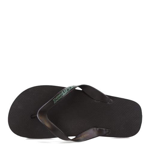 Scott Hawaii Men's Jawaiian Rasta Rubber Double Plug Strap Slipper | Beach Footwear | No-Slip Boat Sandal | Wider Footbed and No Arch Flip Flops Scott Hawaii