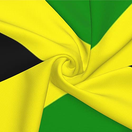 ZGXJJPP Jamaican Flag Throw Pillow Covers Linen Square Pillow Covers for Couch Sofa 18"X18" ZGXJJPP