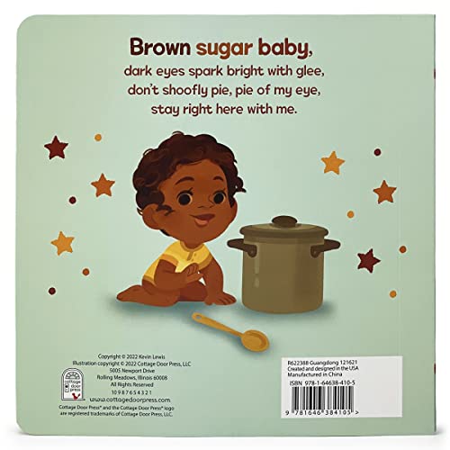 Brown Sugar Baby Board Book - Beautiful Story for Mothers and Newborns, Ages 0-3 Cottage Door Press