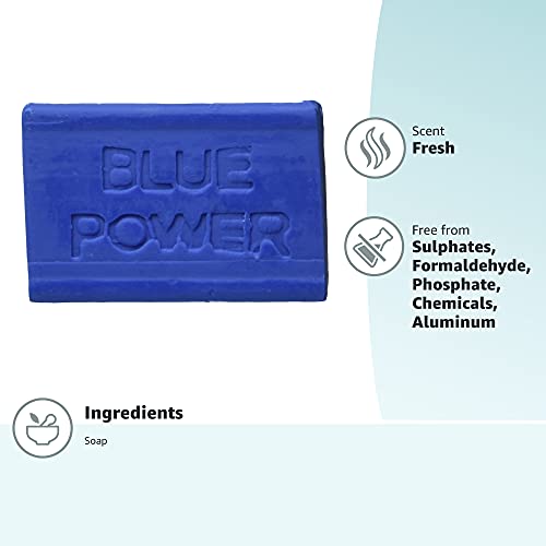 Jamaican Blue Power Laundry Soap, 4.23 Ounce (Pack of 3) BluePower