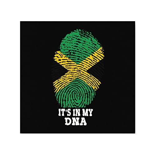 It's My DNA Jamaican Flag Wall Art Decor Canvas Prints Minimalist Aesthetic Artwork for Women Men Bedroom Living Room 20 * 40cm Imaging876