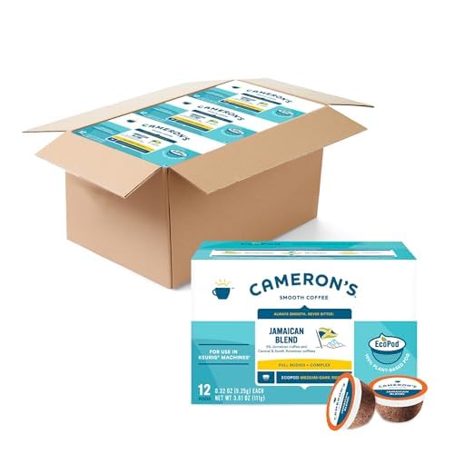 Cameron's Coffee Single Serve Pods, Jamaican Blend, 12 Count (Pack of 6) Cameron's Coffee