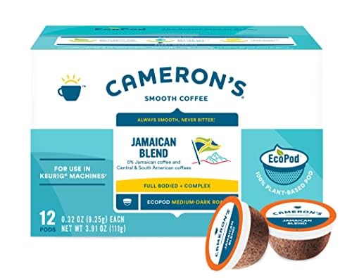 Cameron's Coffee Single Serve Pods, Jamaican Blend, 12 Count (Pack of 6) Cameron's Coffee