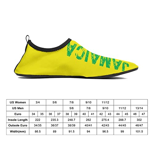 Unisex Jamaica Water Shoes Outdoor Beach Swimming Aqua Socks Quick-Dry Barefoot Shoes Surfing Yoga Pool Women Men Imaging876