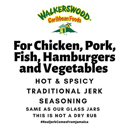 Walkerswood Traditional Jamaican Jerk Seasoning, Hot and Spicy, 128 Fl Oz WALKERSWOOD