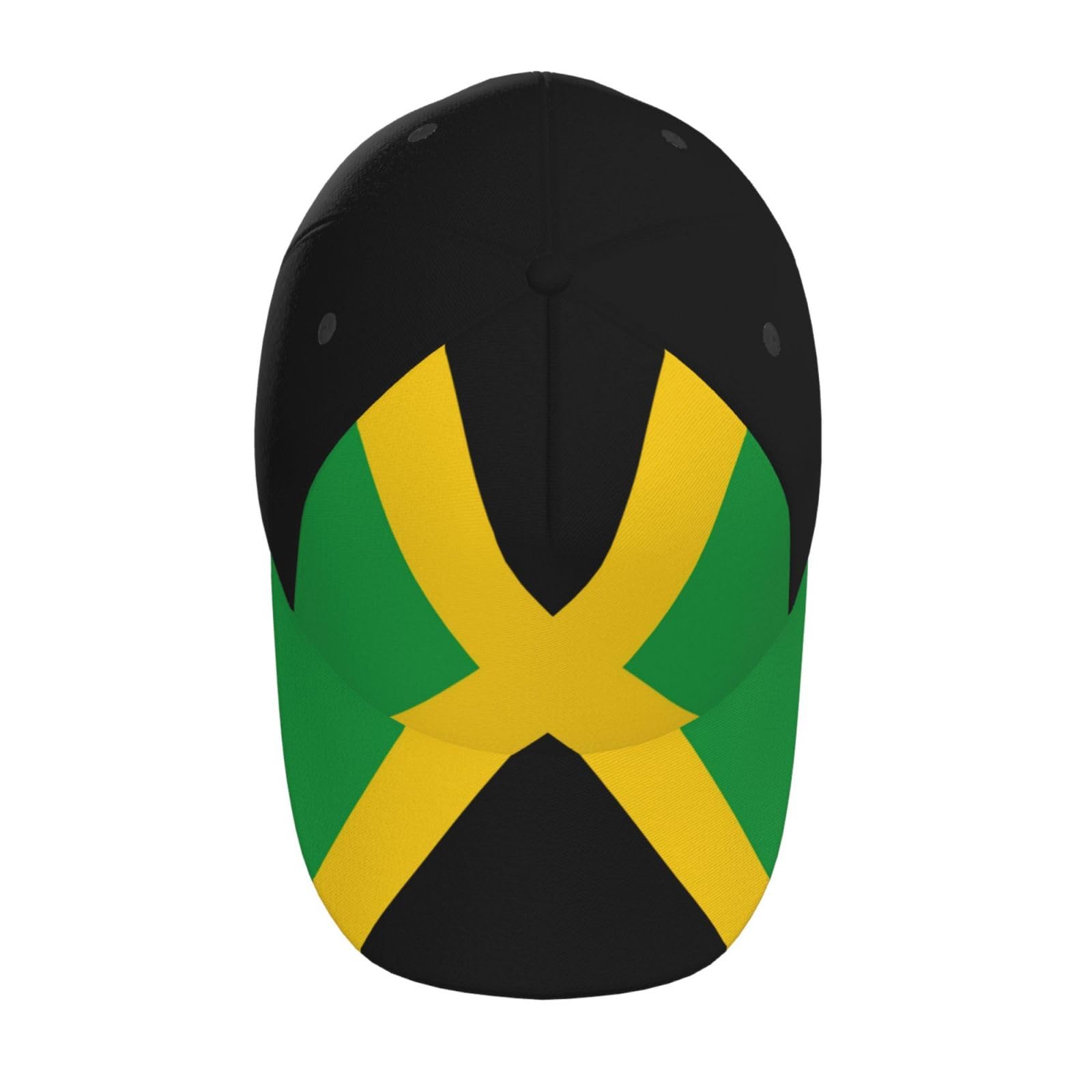 LVGOOKI Cute Jamaica Flag Hat for Men Women Flag Adjustable Snapback Hat Outdoor Patriotic Baseball Golf Hat LVGOOKI