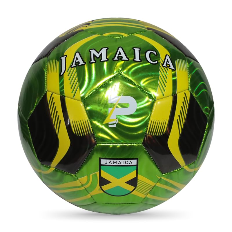 PLAYPRO Country Training Soccer Ball: World Edition (Jamaica, 5) PLAYPRO