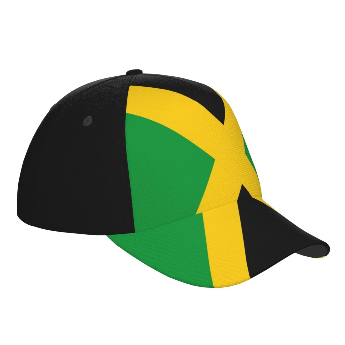 LVGOOKI Cute Jamaica Flag Hat for Men Women Flag Adjustable Snapback Hat Outdoor Patriotic Baseball Golf Hat LVGOOKI