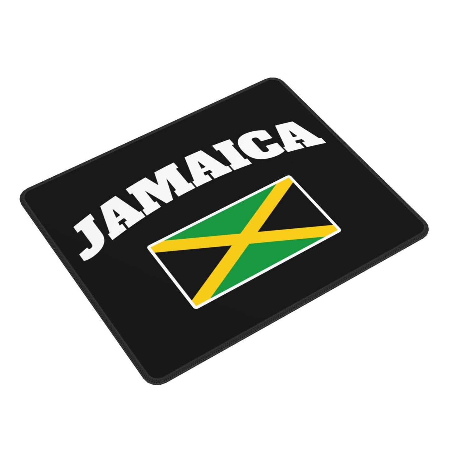 Jamaican Jamaicans Jamaica Flag Square Applicability Strong Mouse Pad Non-Slip Rubber Base Office Accessories Desk Decor Bneoip