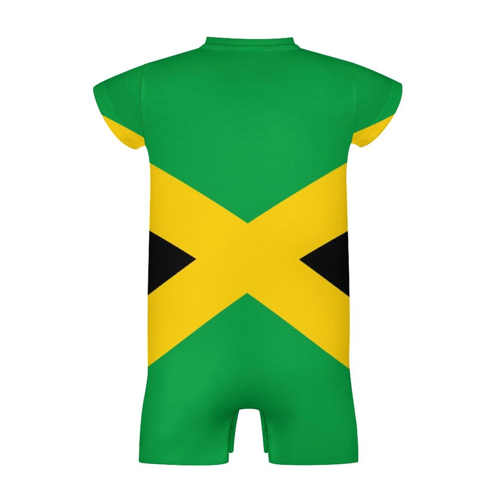 AuHomea Jamaican National Flag Newborn Baby Romper Clothing Cute Infant Short Sleeve Clothes Jumpsuit Playsuit One Piece Outfit for 18-24M Boy Girl AuHomea