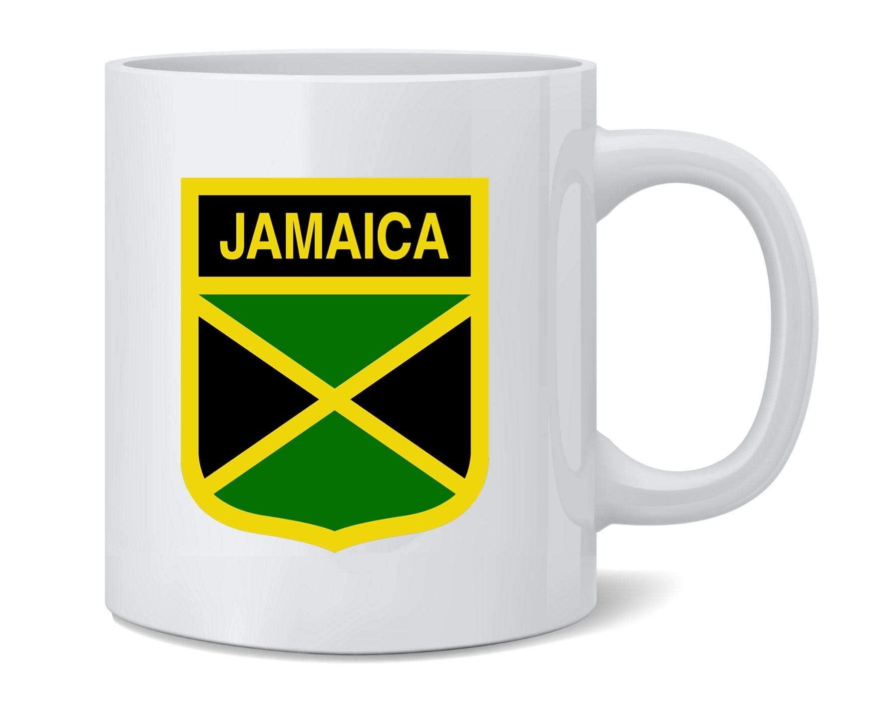 Jamaica Soccer Football National Team Crest Ceramic Coffee Mug Tea Cup Fun Novelty Gift 12 oz Poster Foundry