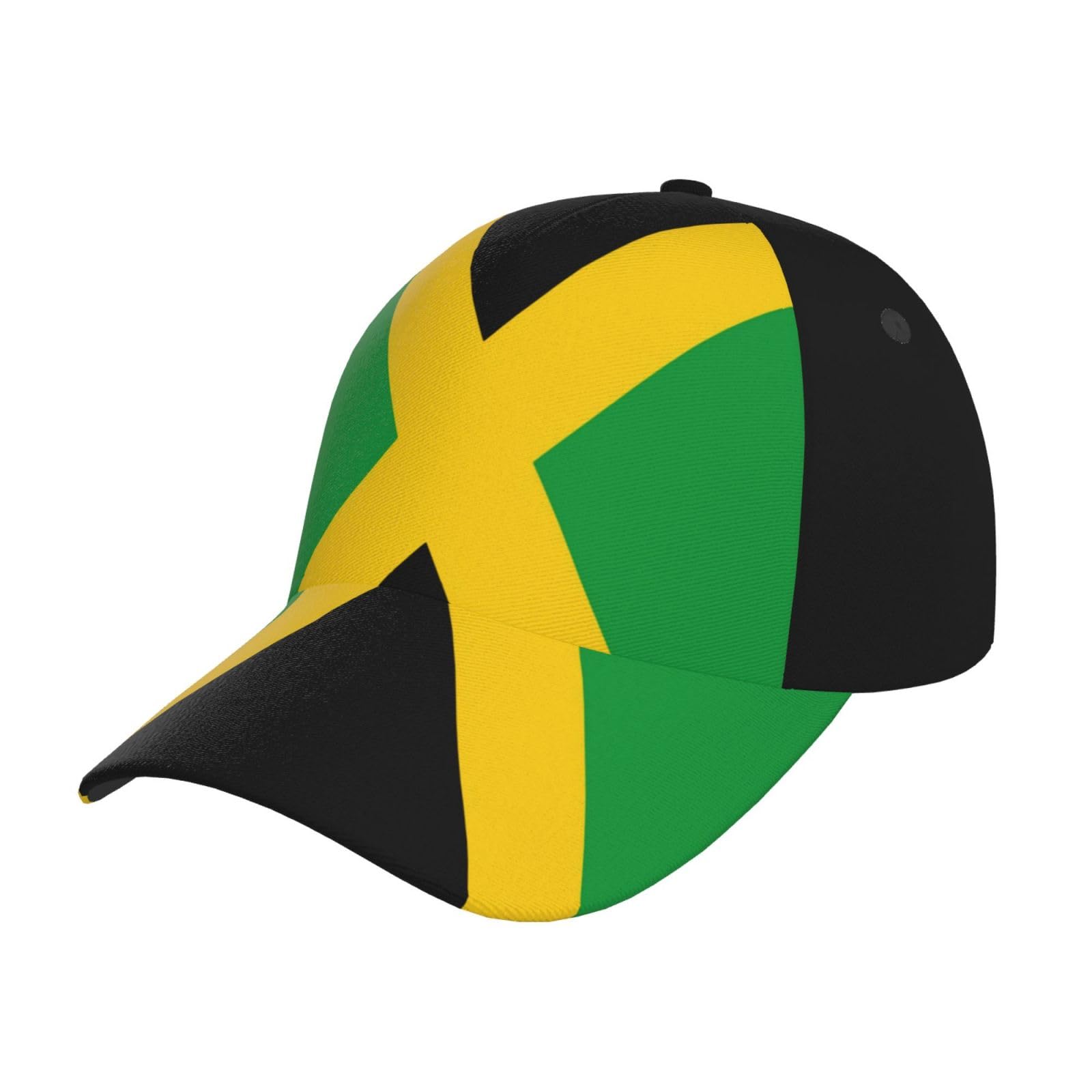 LVGOOKI Cute Jamaica Flag Hat for Men Women Flag Adjustable Snapback Hat Outdoor Patriotic Baseball Golf Hat LVGOOKI