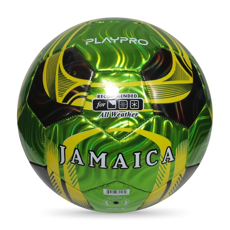 PLAYPRO Country Training Soccer Ball: World Edition (Jamaica, 5) PLAYPRO