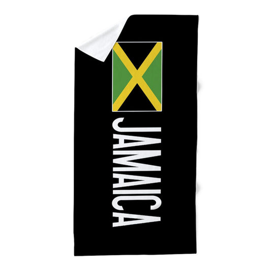 CafePress Jamaica: Jamaican Flag & Jamaica Large Beach Towel, Soft Towel with Unique Design CafePress