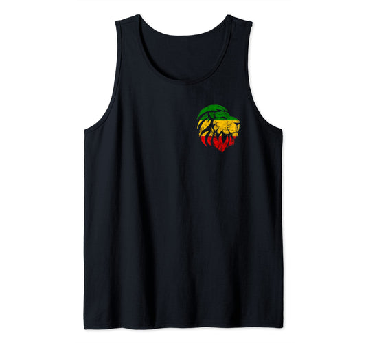 Rasta Reggae Jamaican Lion Rastafarian Hippie Lover Tank Top Rasta Reggae Roots