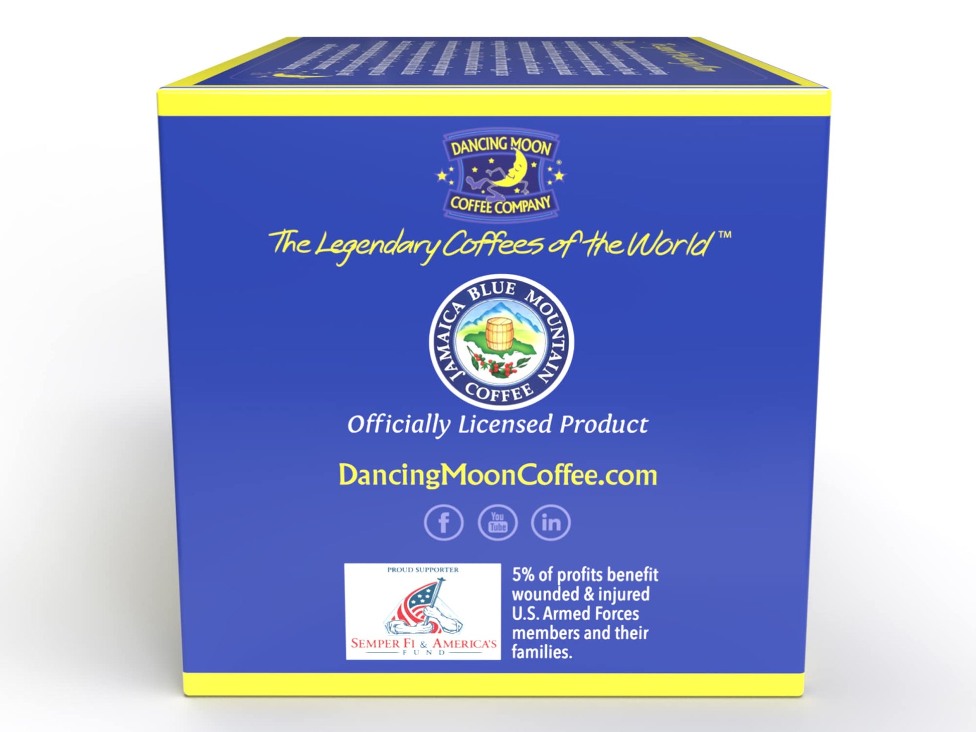 Dancing Moon Coffee - Jamaica Blue Mountain® Premiere Blend - Medium Roast - Single Serve Pods Dancing Moon Coffee