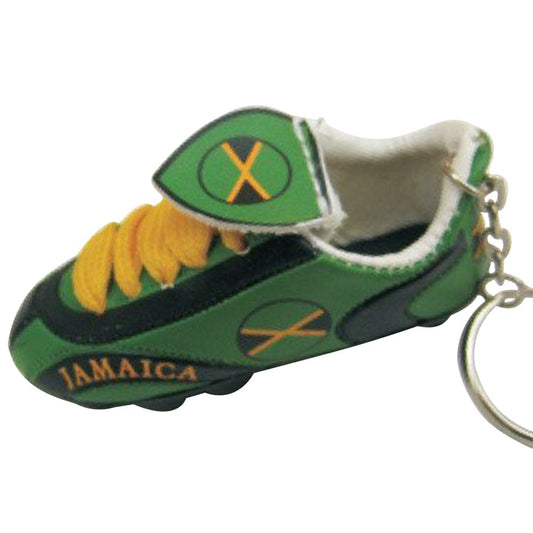 Football Soccer Futbol Mini Shoe Keychains KeyRings - Americas (3-Pack, Country: Jamaica) FNG Football Soccer Shoe KeyChains