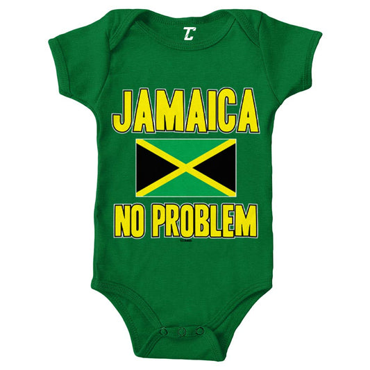 Jamaica No Problem - Jamaican Strong Bodysuit (Kelly, 18 Months) Tcombo