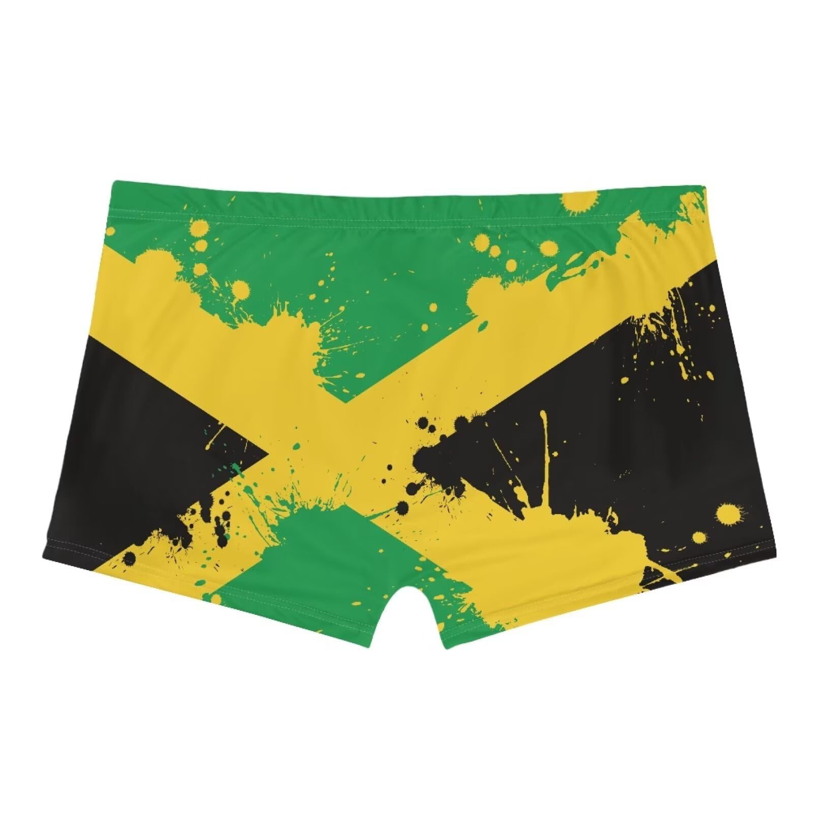 ZFRXIGN Jamaican Flag Booty Shorts Women's Running Yoga Shorts Quick-Dry Fitness Workout Athletic Shorts Medium Swimwear Black Yellow and Green ZFRXIGN