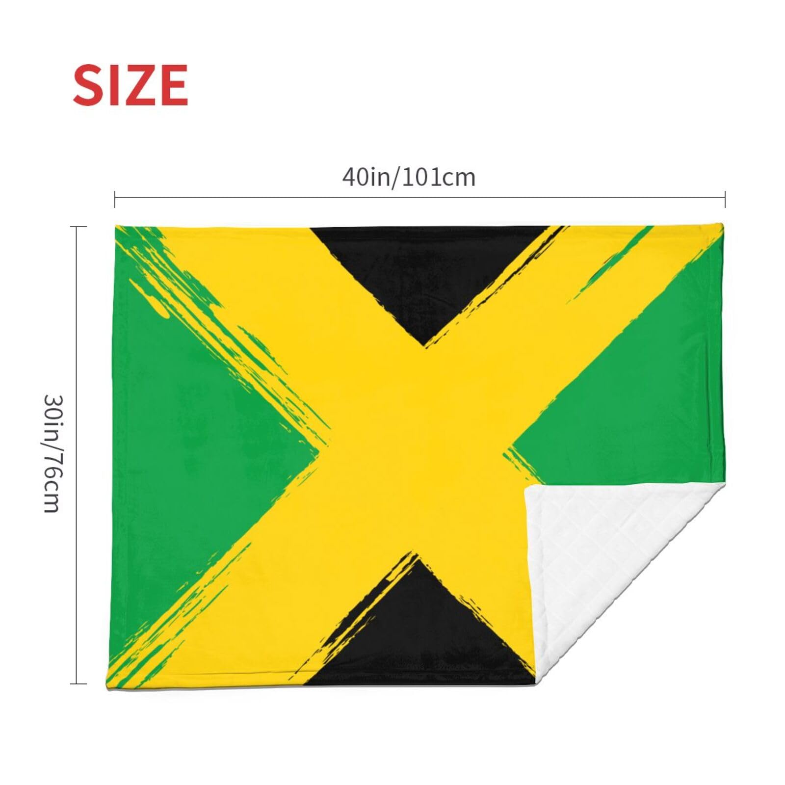 Baby Blanket for Boys Girls,Jamaican Flag Soft Fleece Blanket Toddler Baby Newborn Blanket Swaddle Blanket Gifts 30 X 40 inches Imaging876