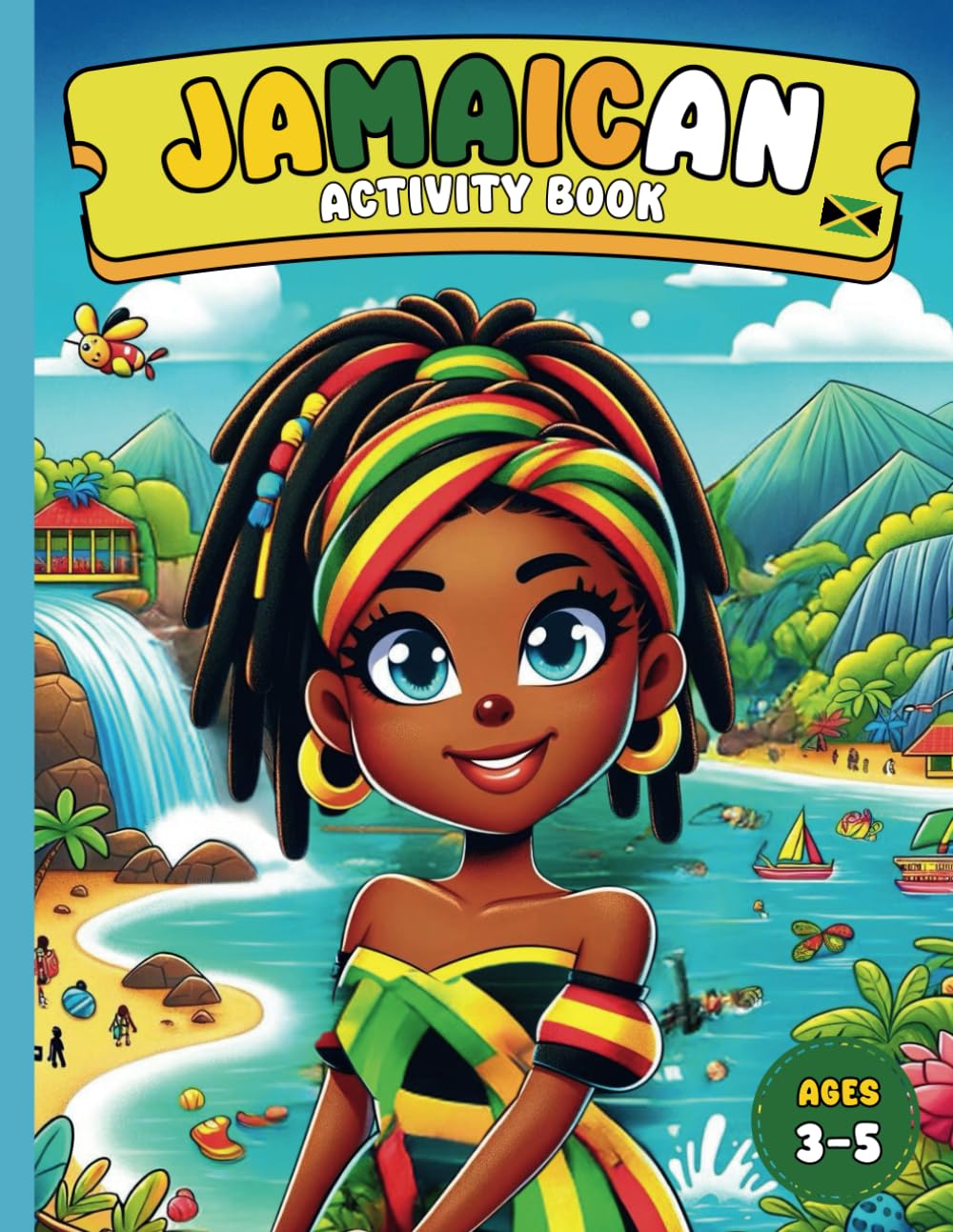 Jamaican Activity Book: For kids age 3-5. Helping children learn about Jamaican culture and language using coloring, numbers, counting and words. Imaging876