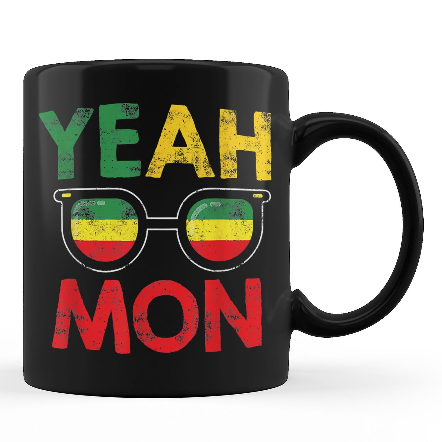 TUANDANG GOOD DEAL Yeah Mon Jamaican Vacation Jamaica Reggae Black Coffee Mug 11oz… TUANDANG