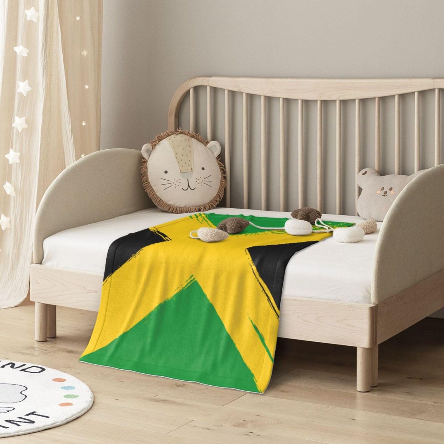 Baby Blanket for Boys Girls,Jamaican Flag Soft Fleece Blanket Toddler Baby Newborn Blanket Swaddle Blanket Gifts 30 X 40 inches Imaging876