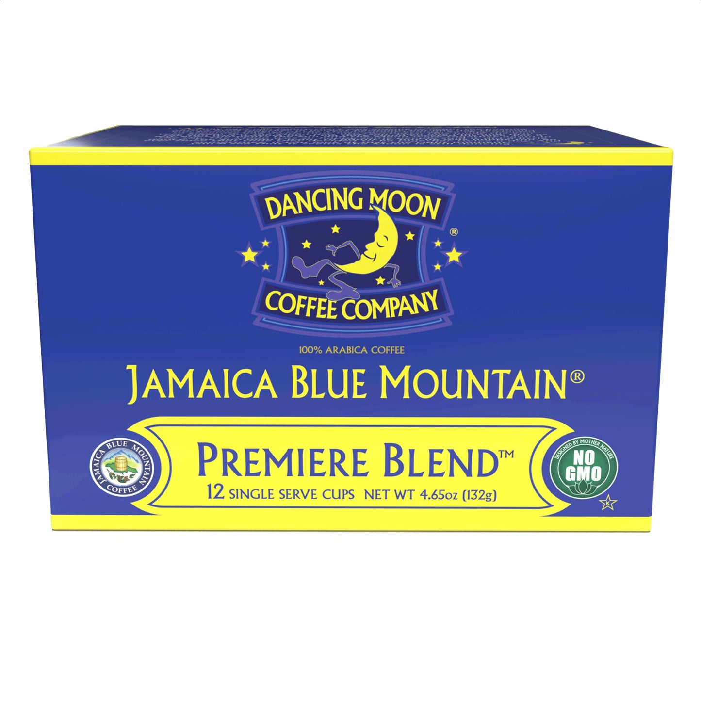 Dancing Moon Coffee - Jamaica Blue Mountain® Premiere Blend - Medium Roast - Single Serve Pods Dancing Moon Coffee