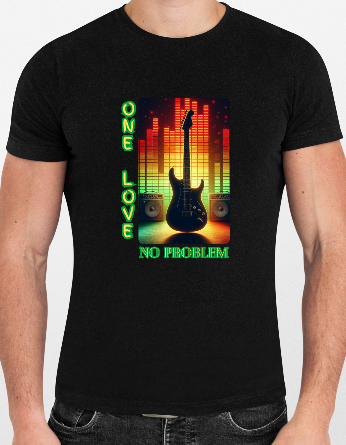 No Problem In Rasta Jamaican T-Shirt Apparel Graphic Designs - One Love No Problem – Imaging876