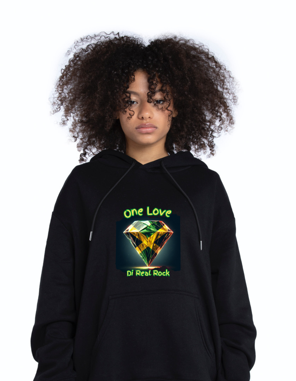 Jamaican Hoodie Sweater Apparel - One Love Di Real Rock 