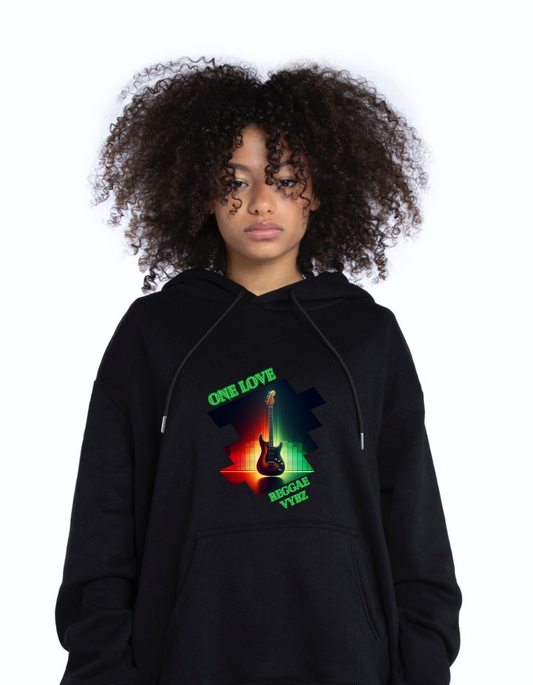 Jamaican Hoodie Sweater - One Love Reggae Vybz