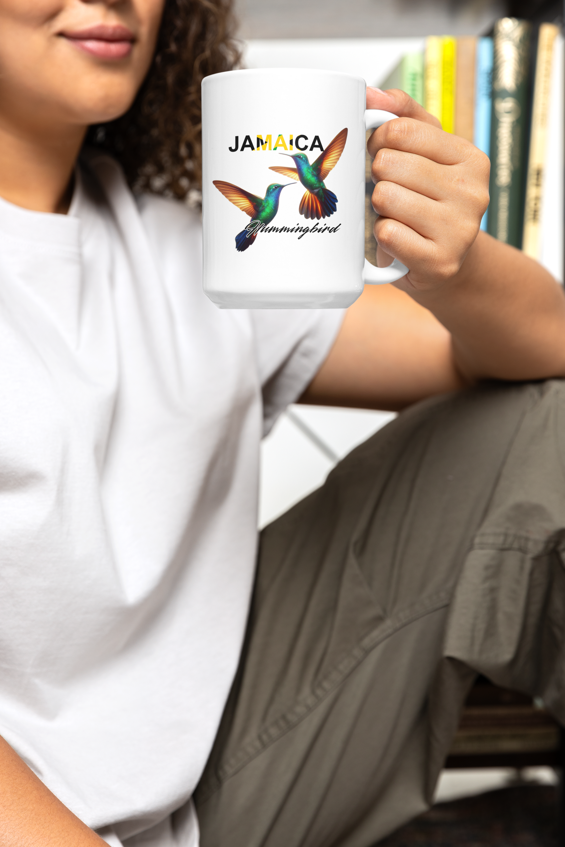 Jamaican Humming Bird Image 15 oz Coffee Mug Imaging876