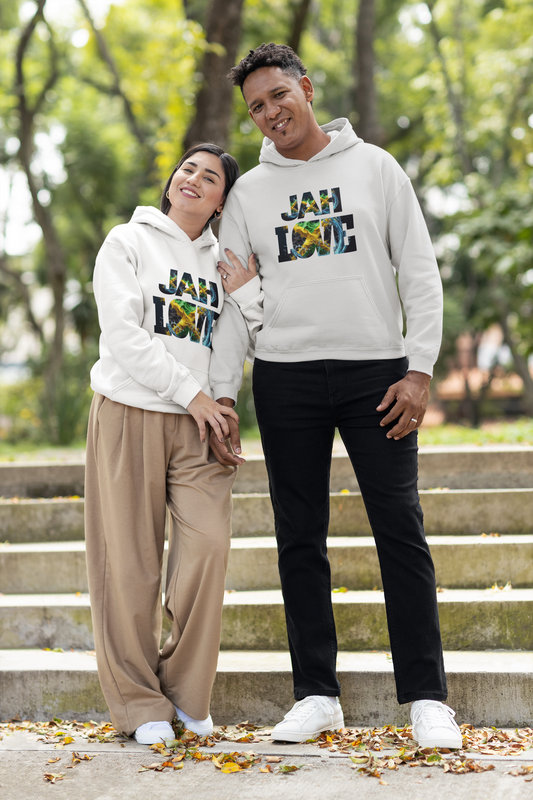 Jamaican Themed Hoodie Sweater - Jah Love Imaging876