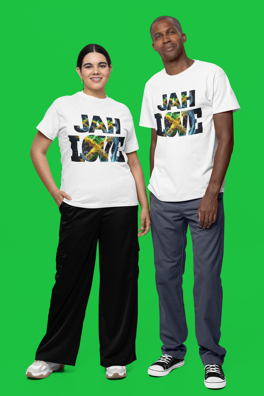 Jamaica Theme T Shirt - Jah Love Imaging876