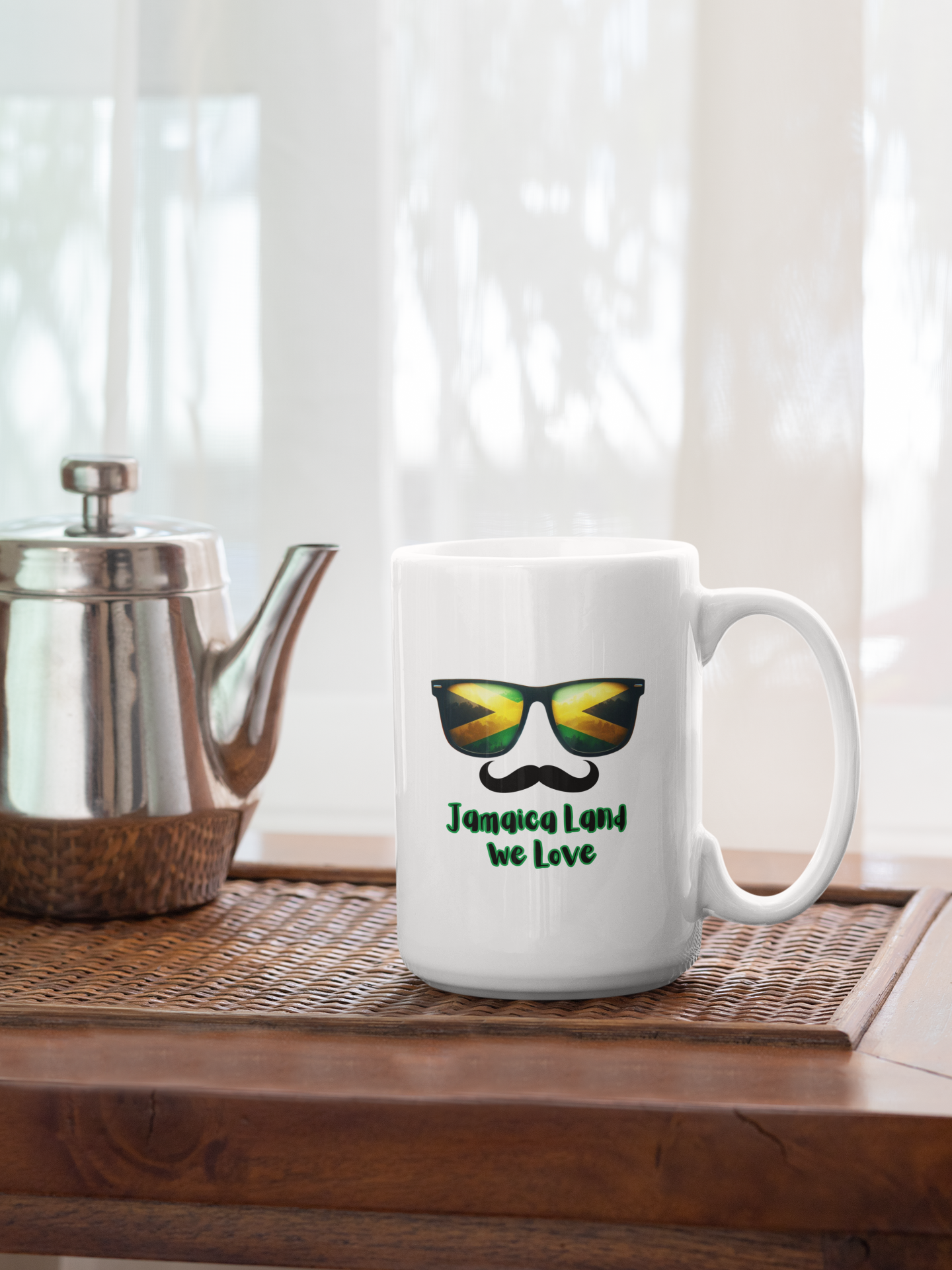 Jamaica Land We Love Themed 15oz Coffee / Hot Chocolate Mug Imaging876